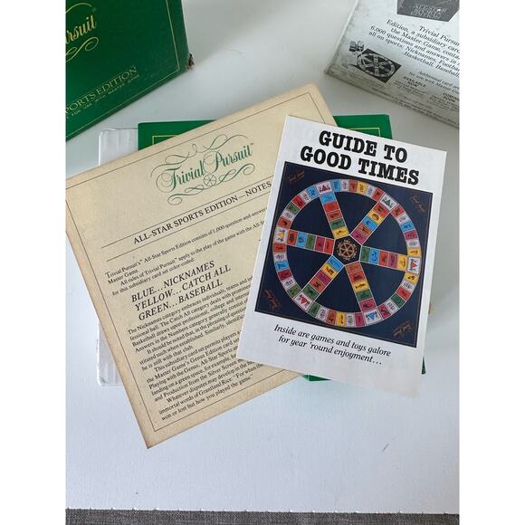 Vintage 1981 Trivial Pursuit All-Sports Edition Subsidary Card Set - Picture 4 of 6